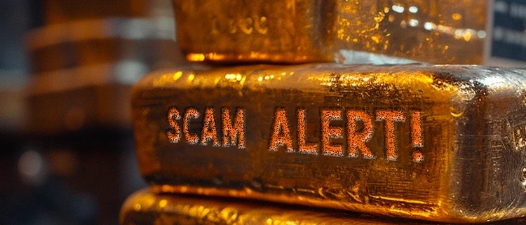 Fake Gold Scam websites