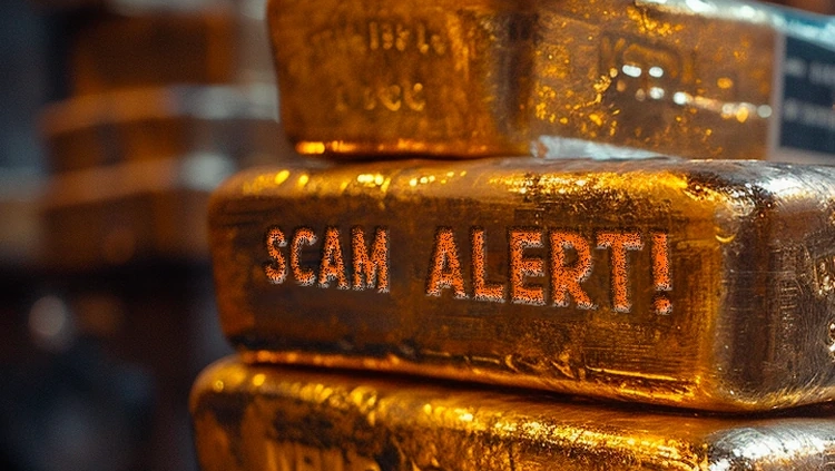 Fake Gold Scam websites