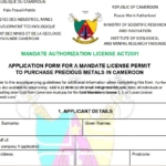Gold mandatory downloaded application form